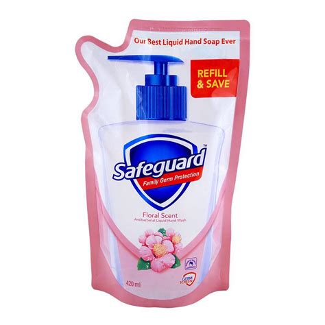 Purchase Safeguard Floral Scent Hand Wash Pouch Refill 420ml Online