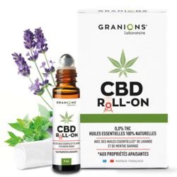 Huile Cbd Granions Roll On Anti Stress Et Gel De Massage