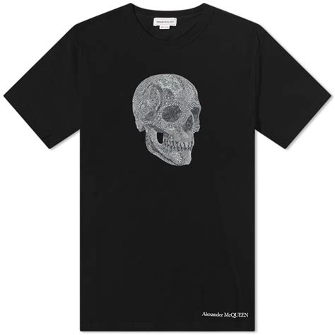 Alexander Mcqueen Skull Print T Shirt Black And Multi End Us