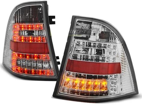 Paire De Feux Arriere Mercedes Ml W Led Chrome