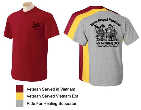 Ride For Healing T Shirts Vfw Ride For Healing