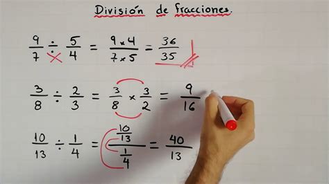 Divisi N De Fracciones Tres M Todos Para Resolver Divisiones De