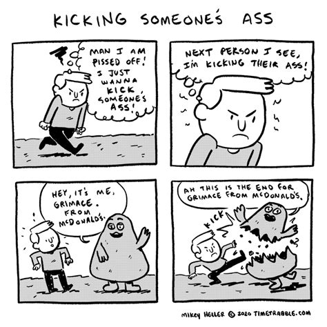 Time Trabble Kicking Someones Ass