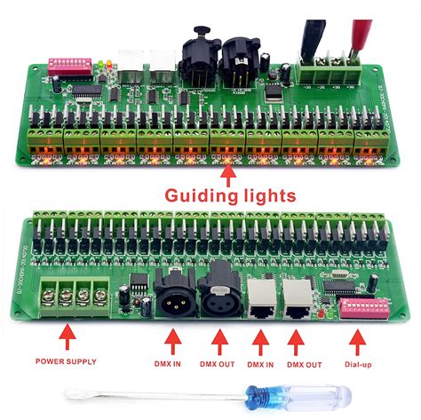 DMX Decoder 30 Channels RGB LED Strip Lights Driver DMX 512 No Plastic