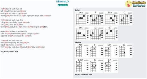 Chord Ti Ng M A Tab Song Lyric Sheet Guitar Ukulele Chords Vip