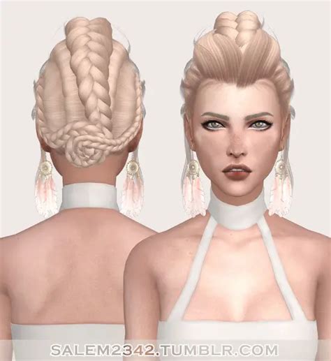 Salem2342 Leahlillith`s Ethereal Hair Retextured Sims 4 Hairs