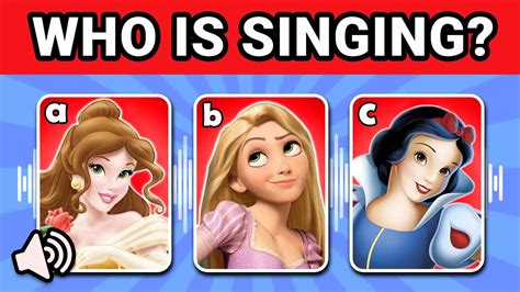 Guess Who S SINGING Top 50 Disney SONGS Disney Song Quiz Challenge