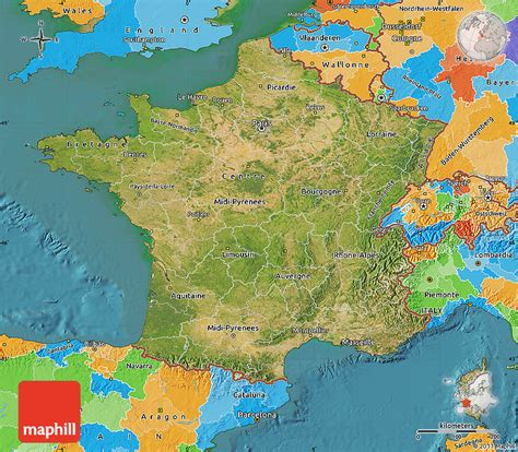 New Satellite Map Of France Pictures Map Of France To Print