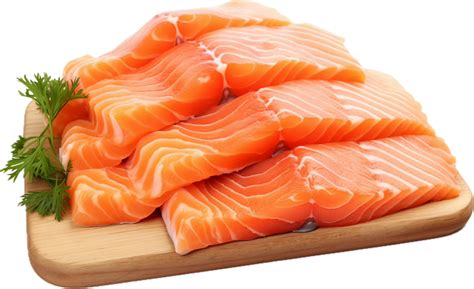Ai Generated Slices Of Fresh Salmon Png 37499236 Png