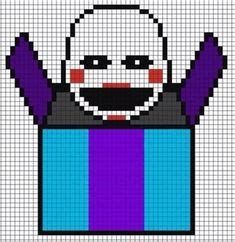 Pomys Y Z Tablicy Fnaf Pixel Art Na Tablicy Proste Rysunki