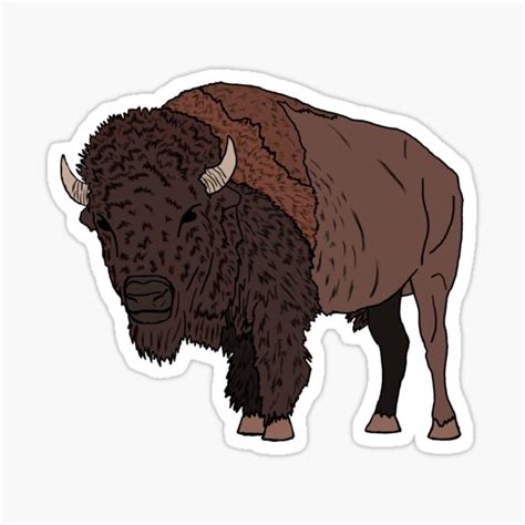 Bison Stickers Redbubble