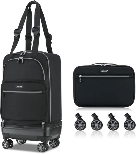 Verage Expandable Foldable Luggage Bag Collapsible Rolling Travel Duffel Bag