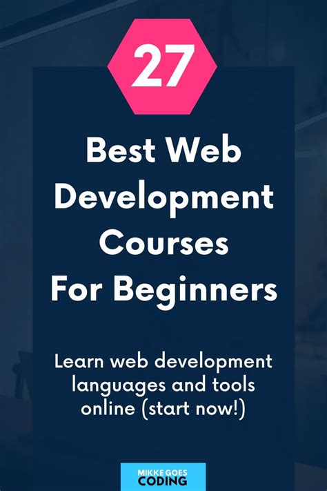 Best Web Development Courses For Beginners In Free And Paid