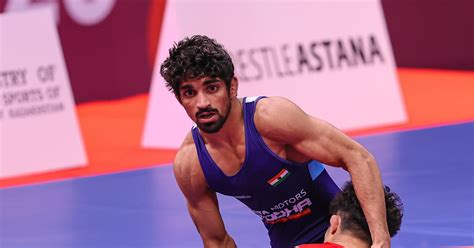 Asian Wrestling Championships 2023 Aman Sehrawat Wins Gold Medal