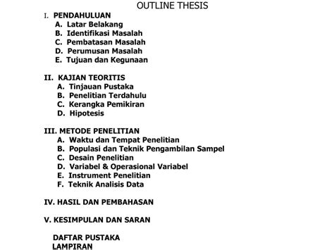 Contoh Outline Penelitian Kualitatif