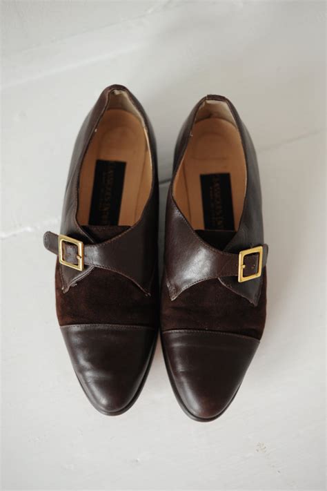 Vintage Classiques Entier Two Tone Brown Leather Oxford Shoes Made In Italy Womens 6 1 2