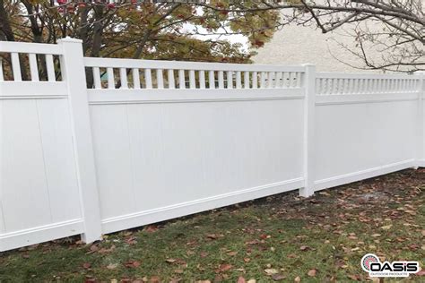 Privacy Vinyl Fencing In Saskatoon Oasis Outdoor Products