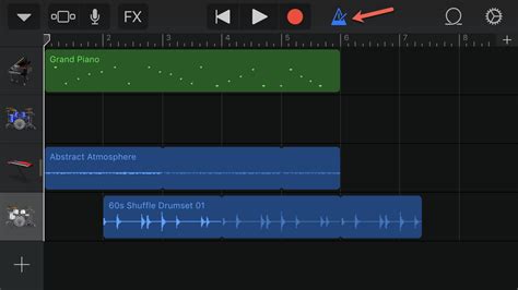 Cómo usar o apagar el metrónomo en GarageBand en Mac e iOS