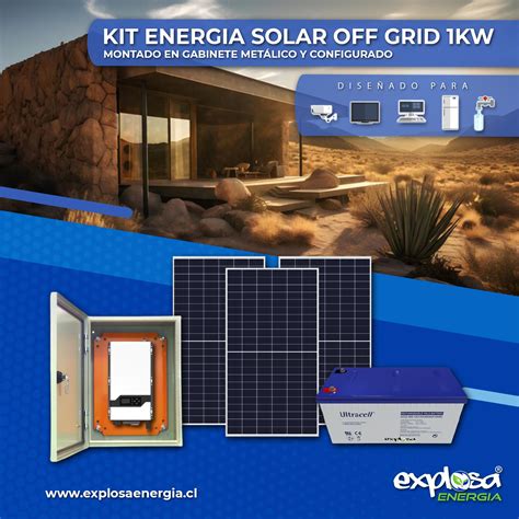 Kit Energ A Solar Kw Off Grid Explosa Energ A