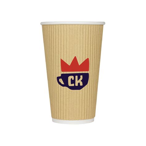 Custom Pre Ordered 16 OZ Hot Cups 500 Count Coffee King Roasting Supply Co