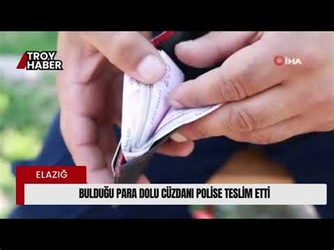 Buldu U Para Dolu C Zdan Polise Teslim Etti Youtube