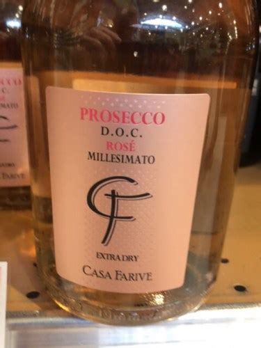 Cantine Vedova Casa Farive Prosecco Rosé Extra Dry Vivino