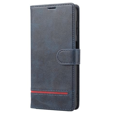 For Xiaomi Redmi 10 5g Note 11e Classic Wallet Flip Leather Phone Case Blue