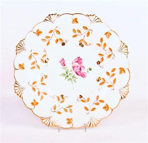 Meissen Plato Ceremonial Con Flor Porcelana 28 Cm Catawiki