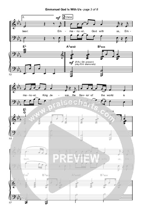 Emmanuel God With Us Worship Choir Sab Octavo Sheet Music Pdf Chris