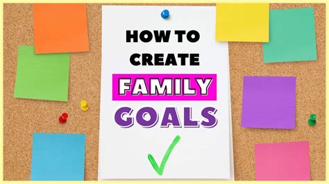 How to Create Effective Family Goals: A Step-by-Step Guide