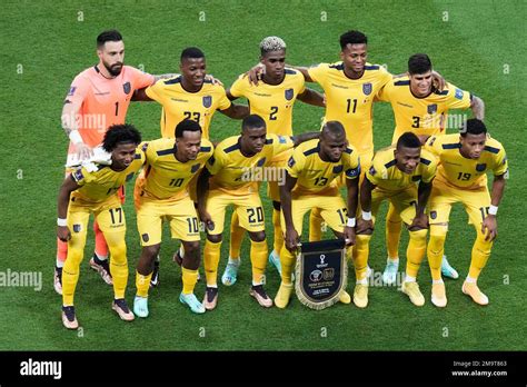 Ecuador S Team Players Pose For A Picture Prior To The World Cup Group