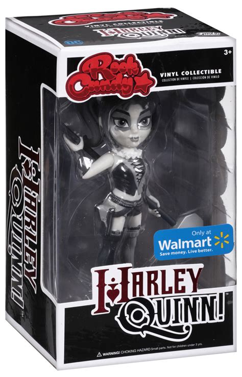 Funko Rock Candy Harley Quinn Black And White Walmart Exclusive New Mint Condition