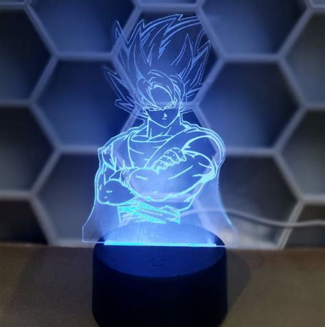 Anime Led Neon Sign Goku Anime Neon Sign Custom Neon Sign Japanese