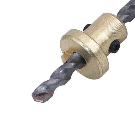 Carbide Tipped Masonry Drill Bit With Countersink Depth Gauge Stop