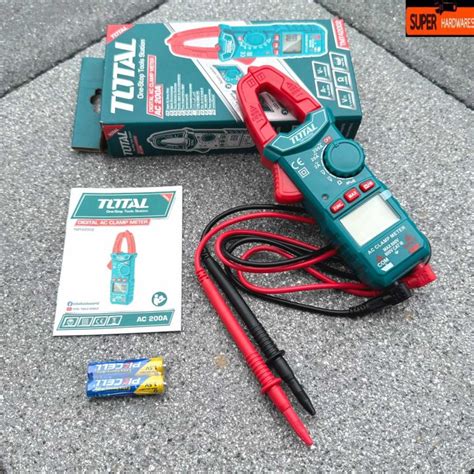 Total แคลมปแอมปมเตอร DIGITAL AC CLAMP METER AC200A รน TMT 42002