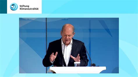 Klima Konferenz Tag Rede Olaf Scholz Youtube