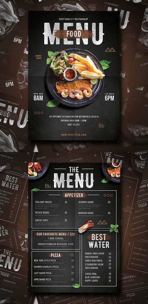 Food Menu Design Template