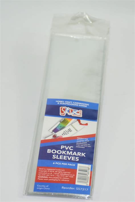 PVC Bookmark Sleeves - Stix2