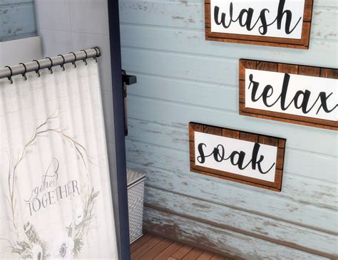 Saps Sims — desimny: Rustic Farmhouse Bathroom Set I really...