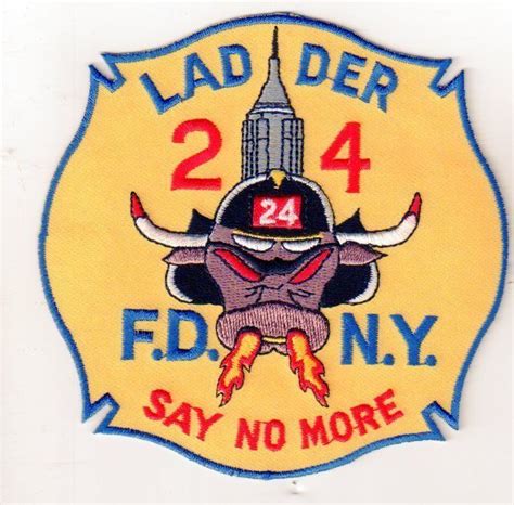 Fdny New York City Ladder Company Fire Patch Firefighter Fdny