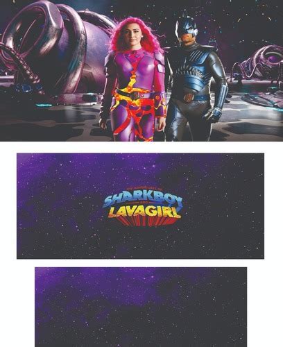 Kit Capas De Cilindro Em Lona Festa Sharkboy E Lavagirl 3pç