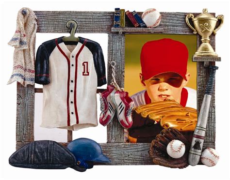 3560s Baseball Picture Frames Sport Room Resin Photo Frame For Kids