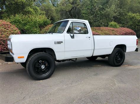 1990 Dodge Ram 350 Truck 4x4 59 Diesel Low Miles Classic Dodge Ram 3500 1990 For Sale