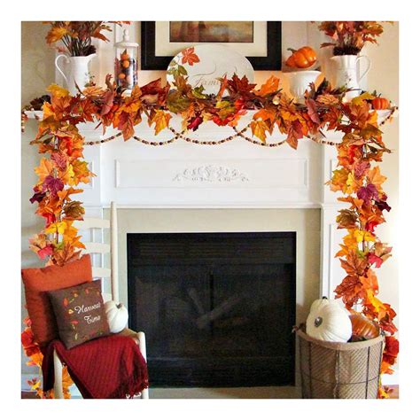 Fall Garland Ft Fall Maple Leaves Garland Fall Leaf Garland For Home