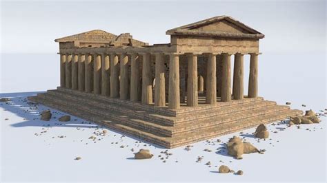 Parthenon 3d Model Cgtrader