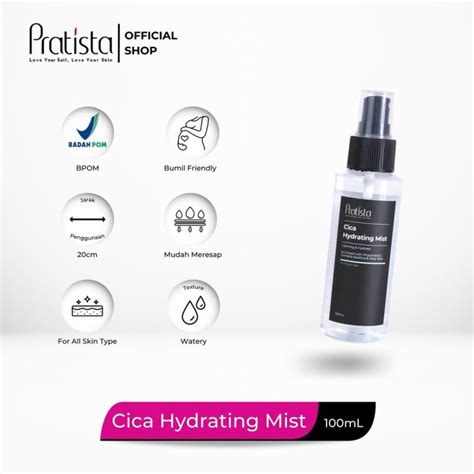 Pratista Calming Spray Pratista Cica Hydrating Mist Face Spray Wajah