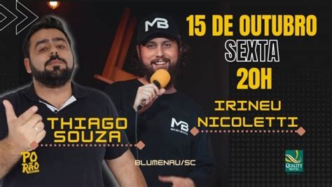 PORÃO COMEDY CLUB APRESENTA Irineu Nicoletti e Thiago Souza em