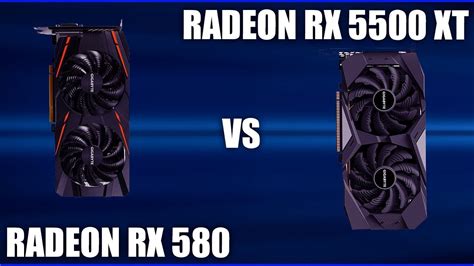 Видеокарта Radeon Rx 5500 Xt Vs Radeon Rx580 Сравним Youtube