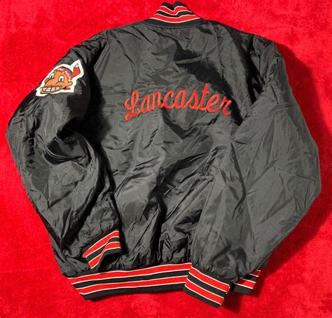 Vintage Birdie Satin Bomber Jacket Blackred Sam” La Gem