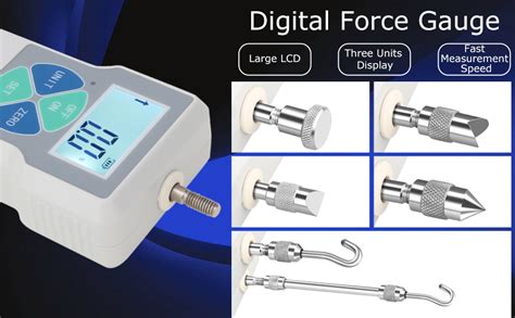 Sf Force Gauge Medidor De Fuerza Digital Probador De Empuje Y